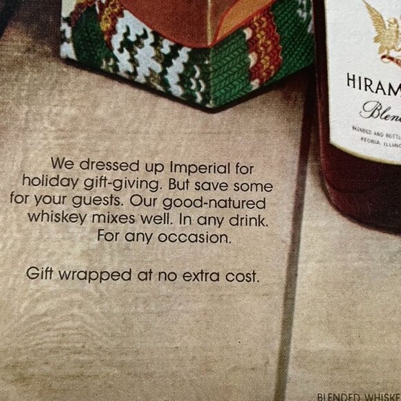 1971 Imperial Hiram Walker Whiskey Ad Full Page Print  u Vintage Original Advert - Picture 4 of 5